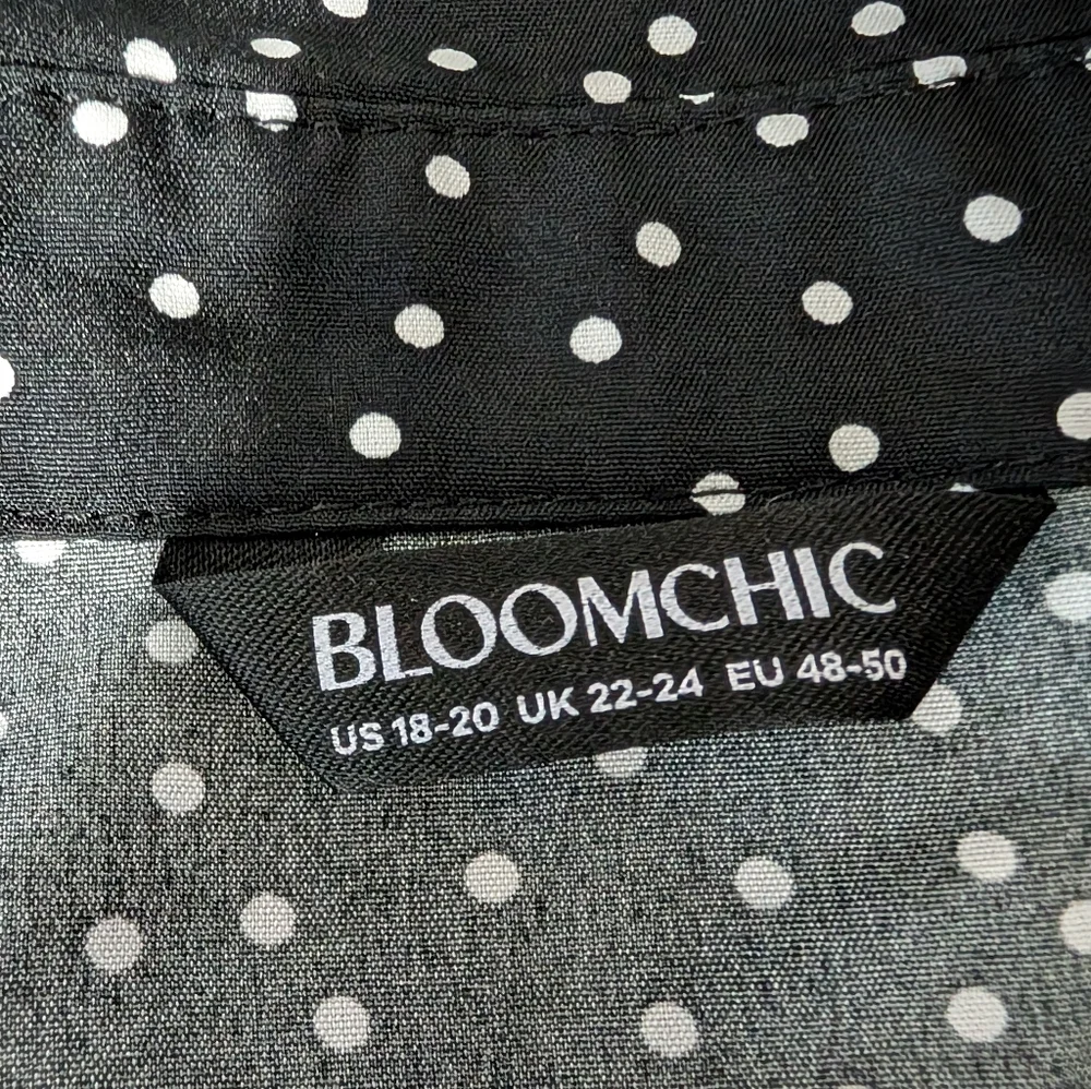 3/$30 Bloomchic Polka Dot Midi Dress 18/20 - Picture 7 of 8